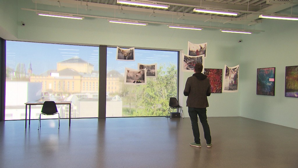Foto: Ausstellung in der Modernen Galerie Saarbrücken