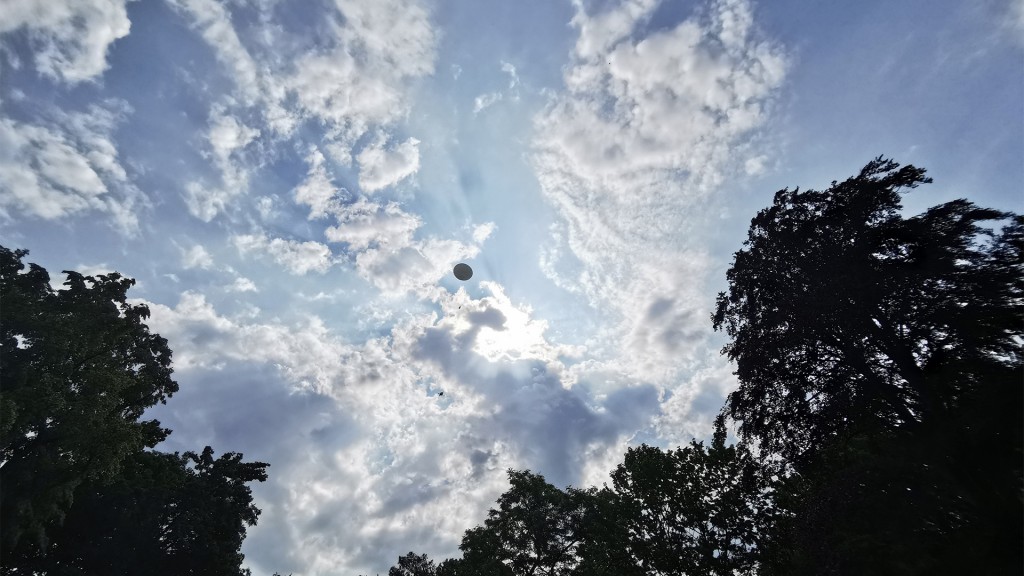 Ein Stratosphärenballon am saarländischen Himmel