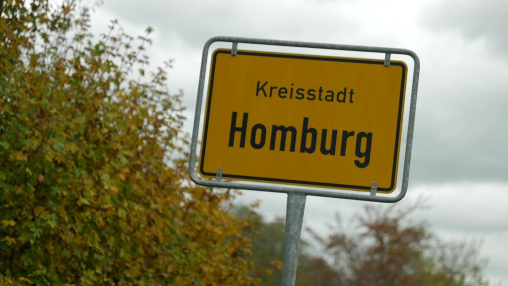 Foto: Stadtschild von Homburg