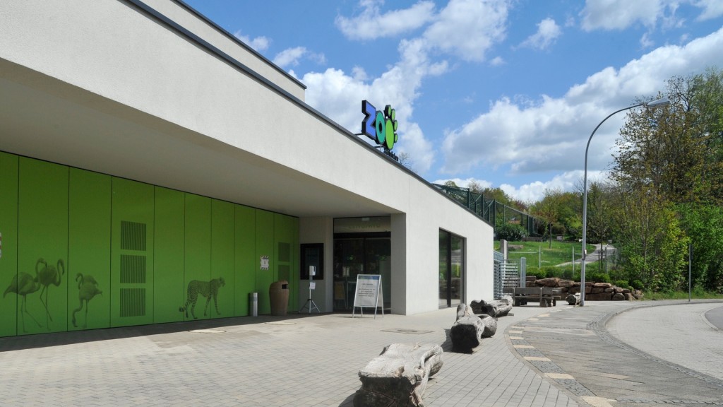 Foto: Der Eingang des Saarbrücker Zoos