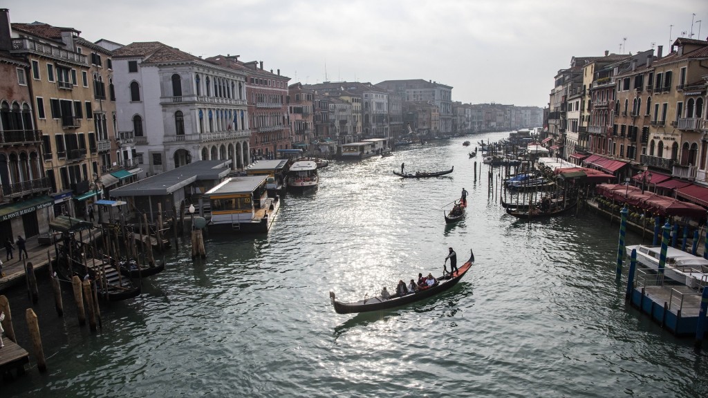 Blick auf den Canal Grande, Venedig