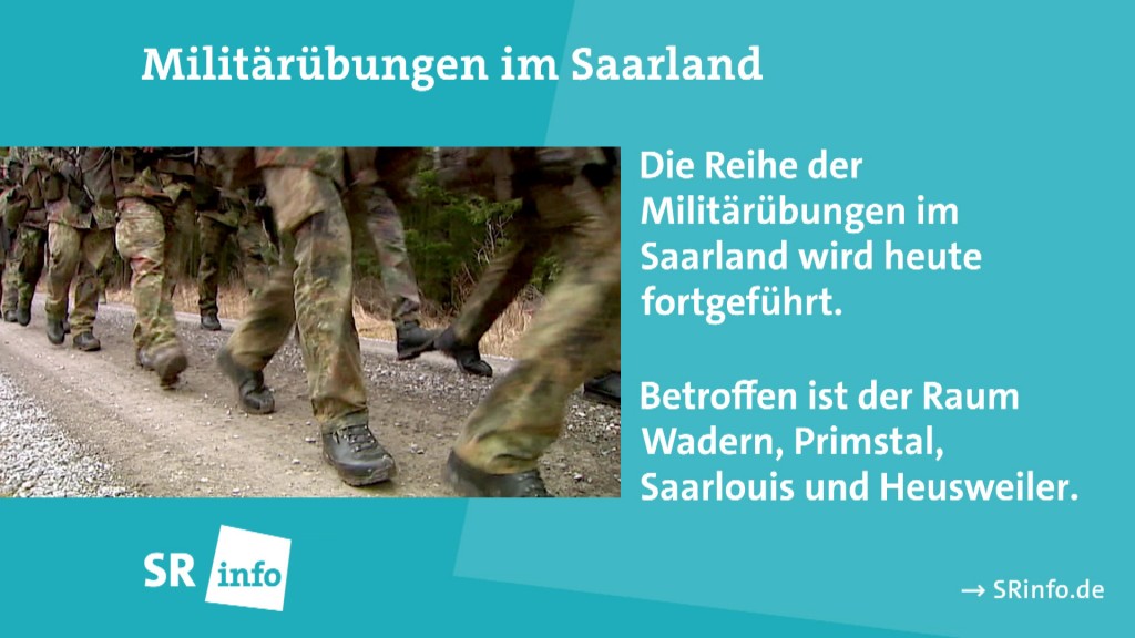 Militärübungen im Saarland